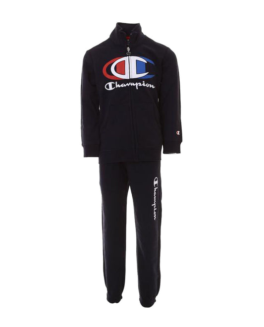 Champion Navy Blue Tracksuit with Logo