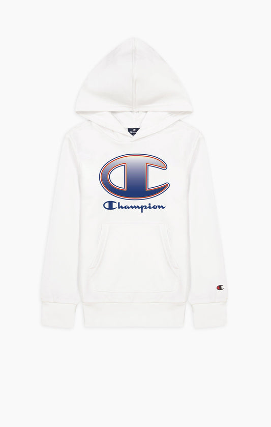 Hoodie Champion Branco com Logótipo