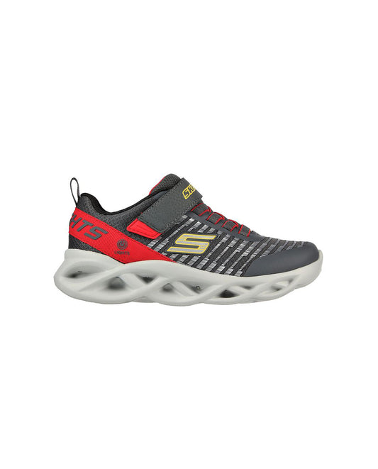 Skechers Twisty Brights Cinza com Luzes