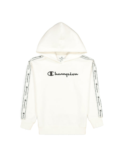 Champion White Hoodie with Black