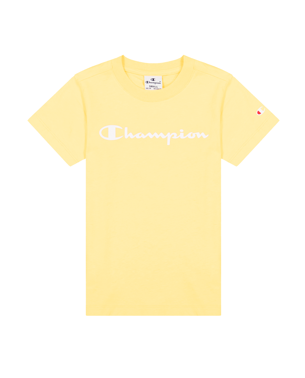 T-Shirt Champion Amarela com Logótipo Branco