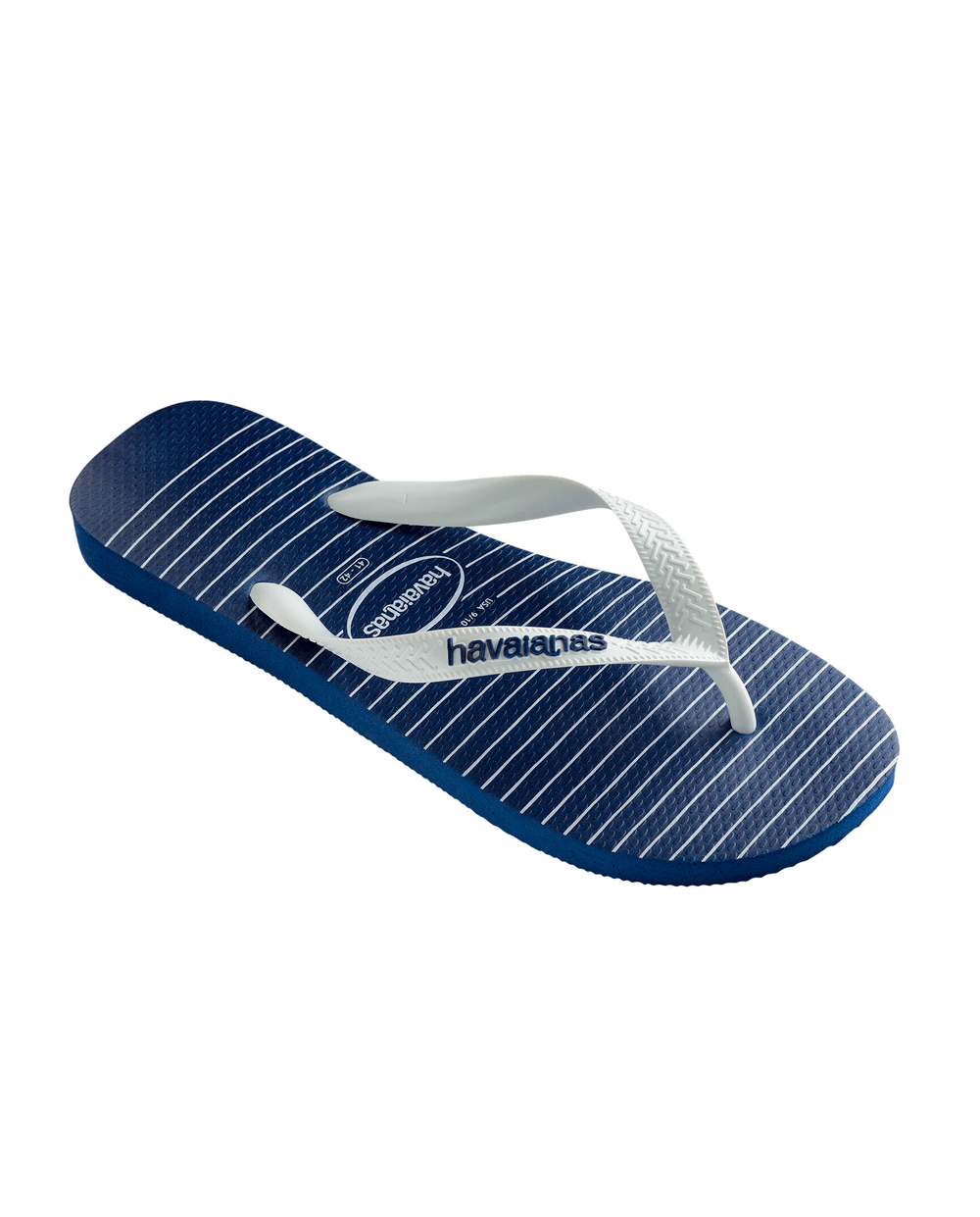 Havaianas Top Nautical Azuis Marinho e Brancas