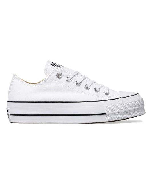 Converse All Star Branca Plataforma