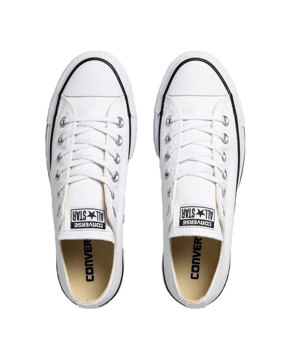 Converse All Star Branca Plataforma