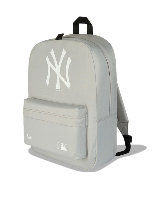 New Era Grey Backpack with White