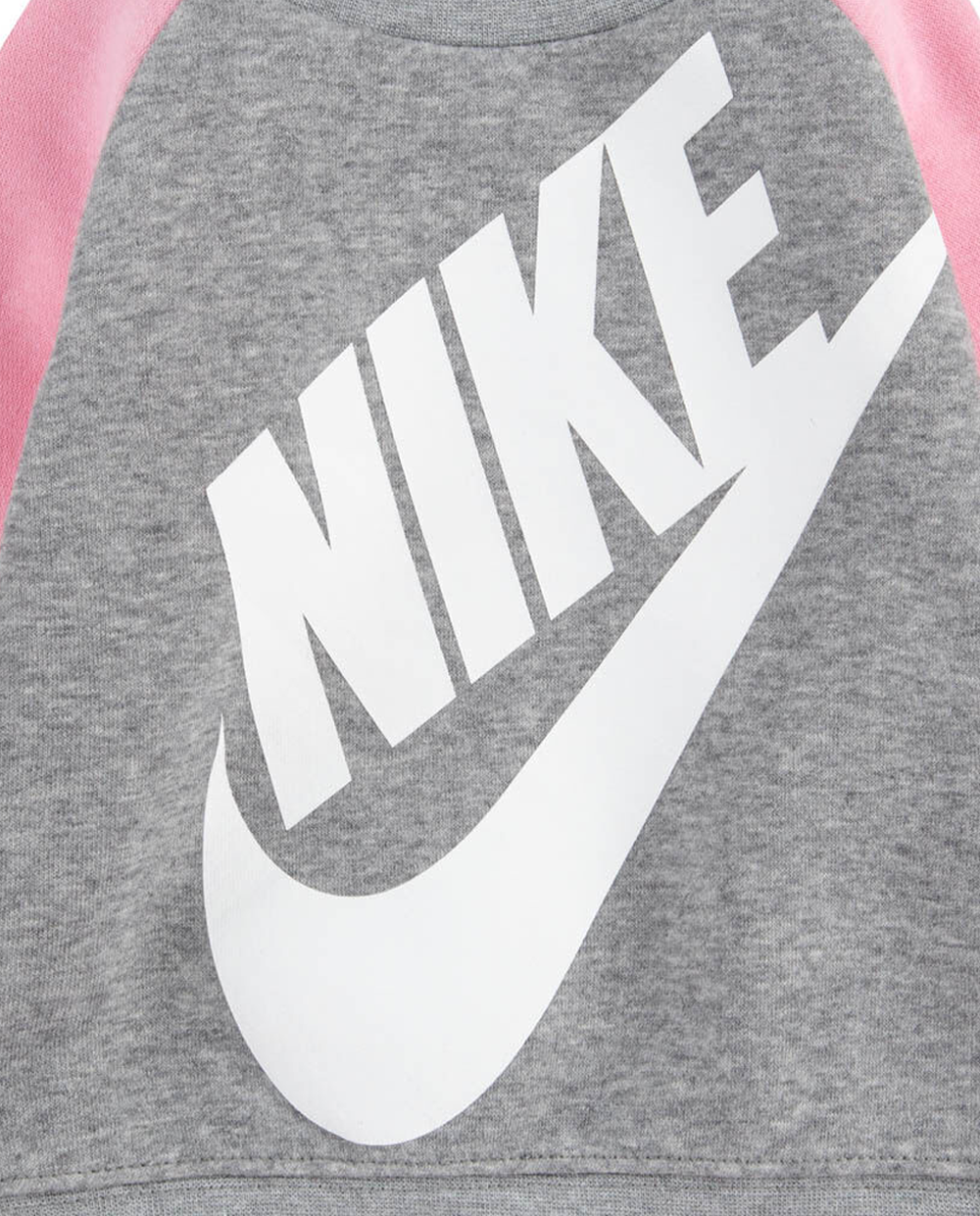 Fato de Treino Nike Cinzento com Branco e Rosa