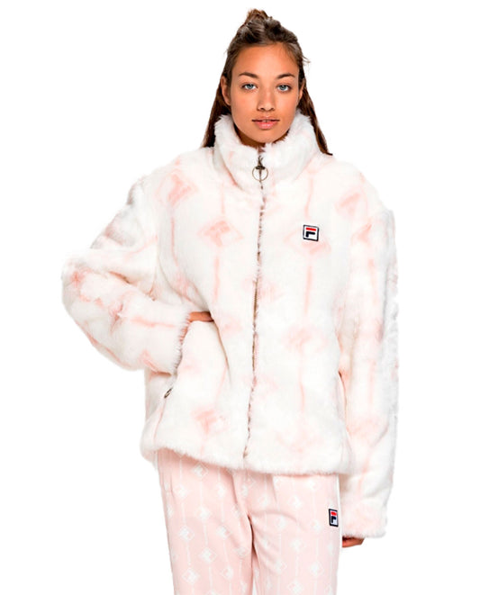Fila Haruto AOP Fake Fur Jacket