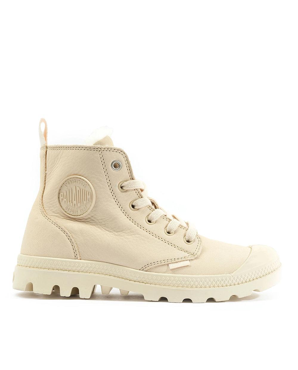 Palladium Pampa Hi Zip Beges