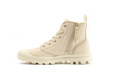 Palladium Pampa Hi Zip Beges