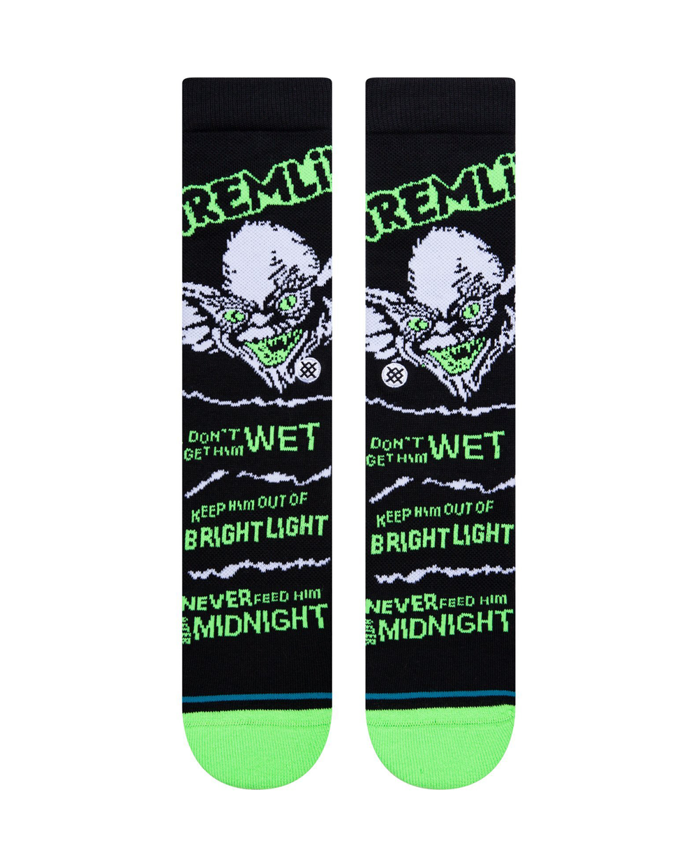 Meia Stance Preta com Verde