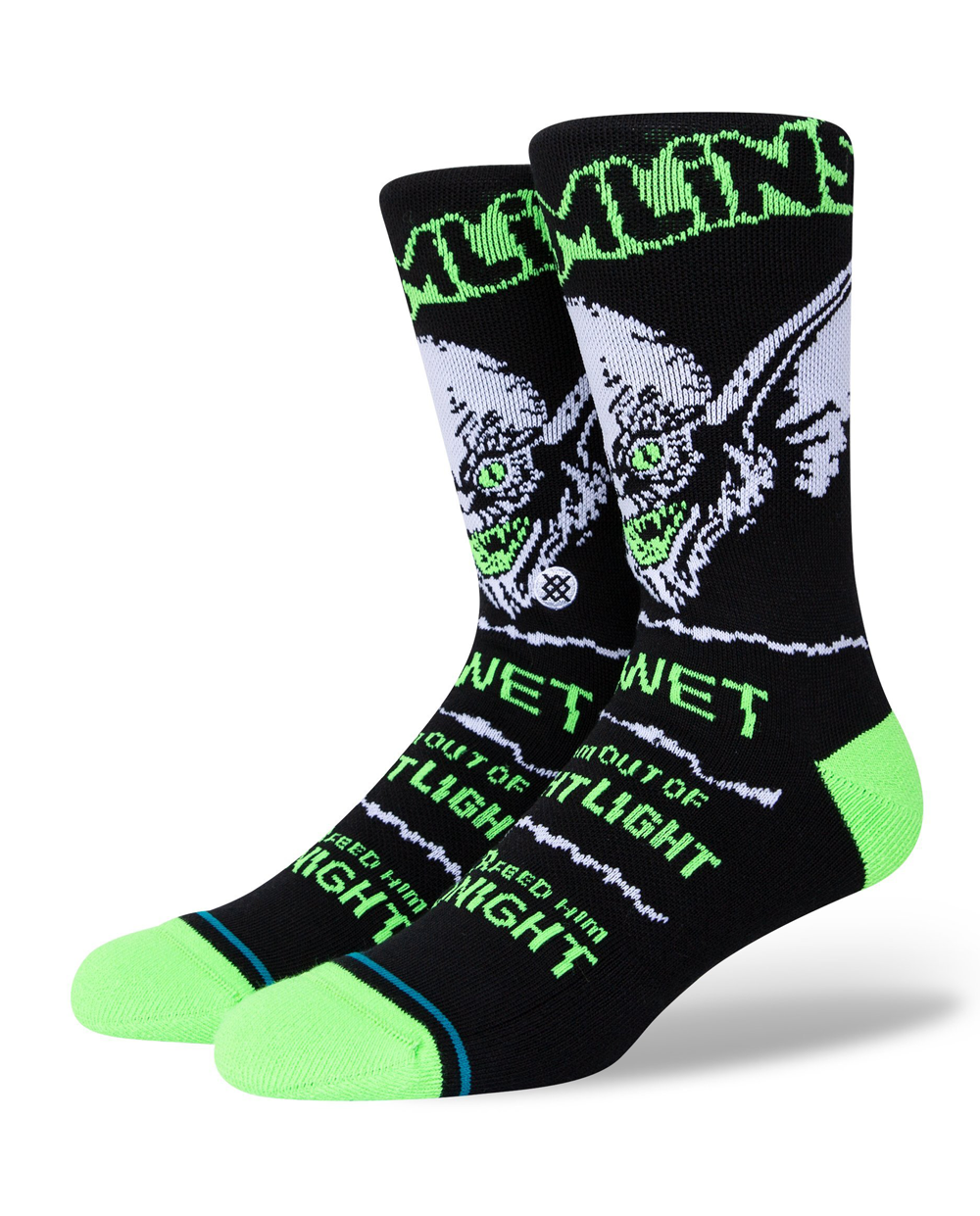 Meia Stance Preta com Verde