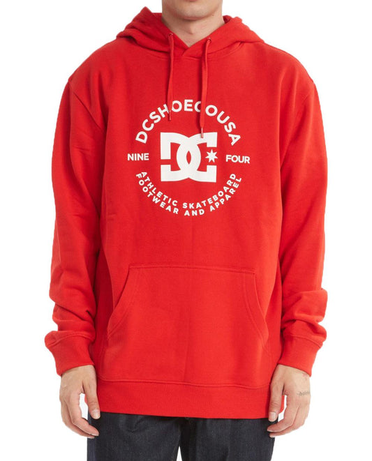 Hoodie DC Shoes Vermelho com Branco