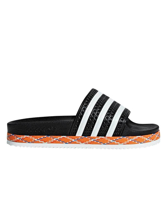 Adidas Adilette New Bold Black and White