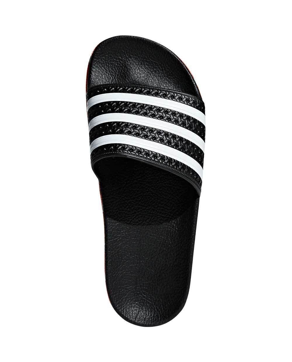 Adidas Adilette New Bold Black and White