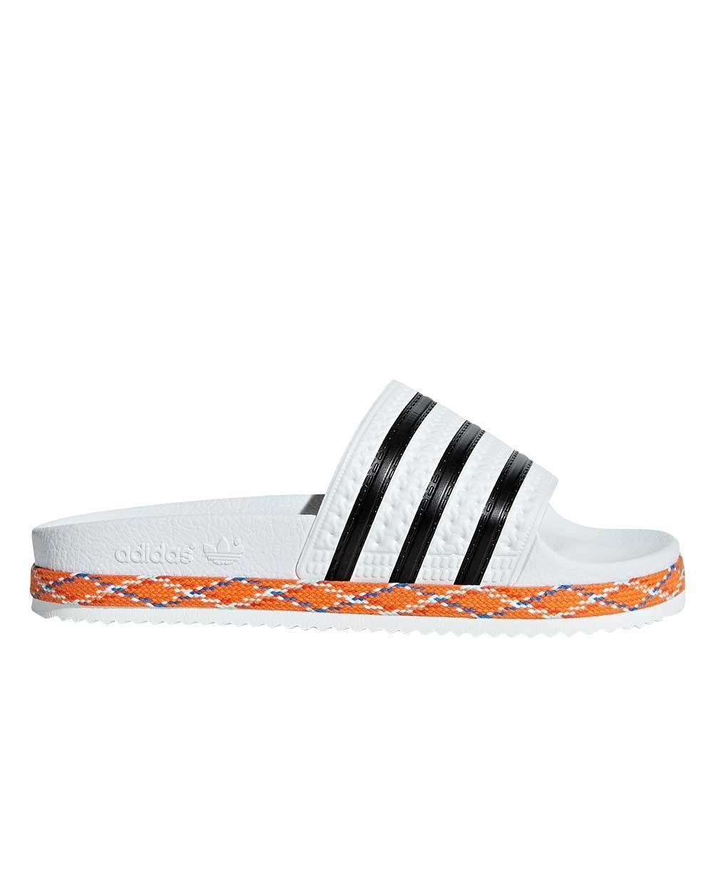 Adidas Adilette New Bold White and Black