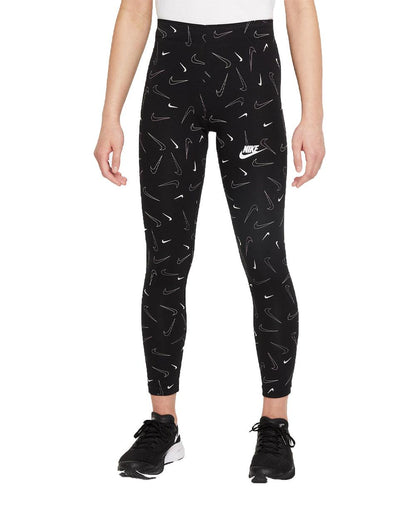 Leggings Nike Pretas com Branco