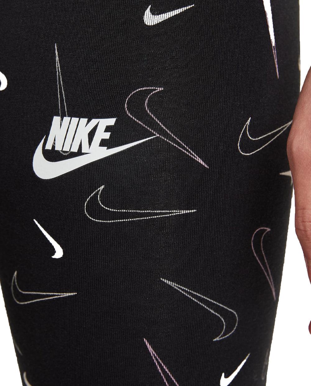 Leggings Nike Pretas com Branco