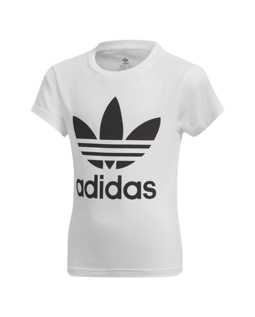 T-Shirt Adidas Branca com Logótipo Preto