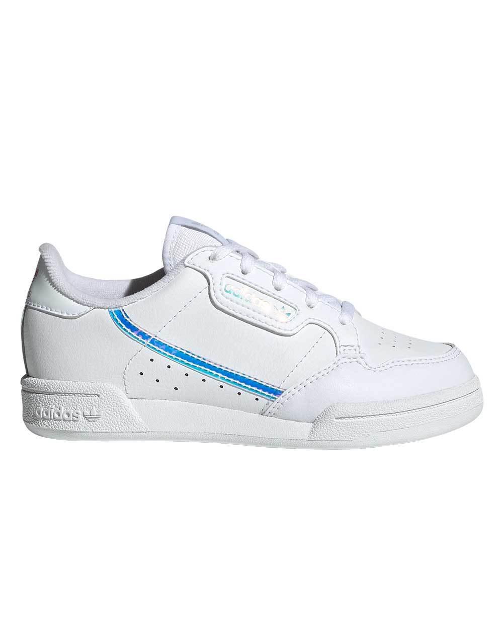 Adidas Continental Brancas com Brilho