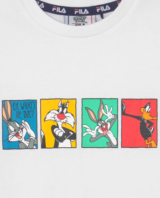 T-Shirt Fila Branca Looney Tunes