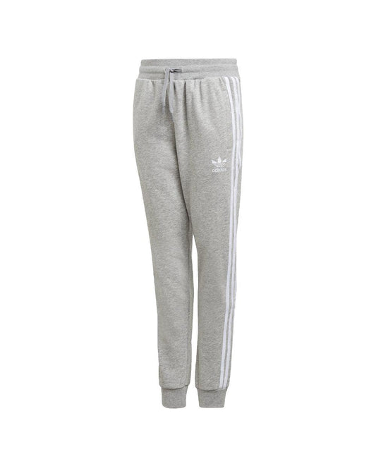 Calças Adidas Cinza com Branco