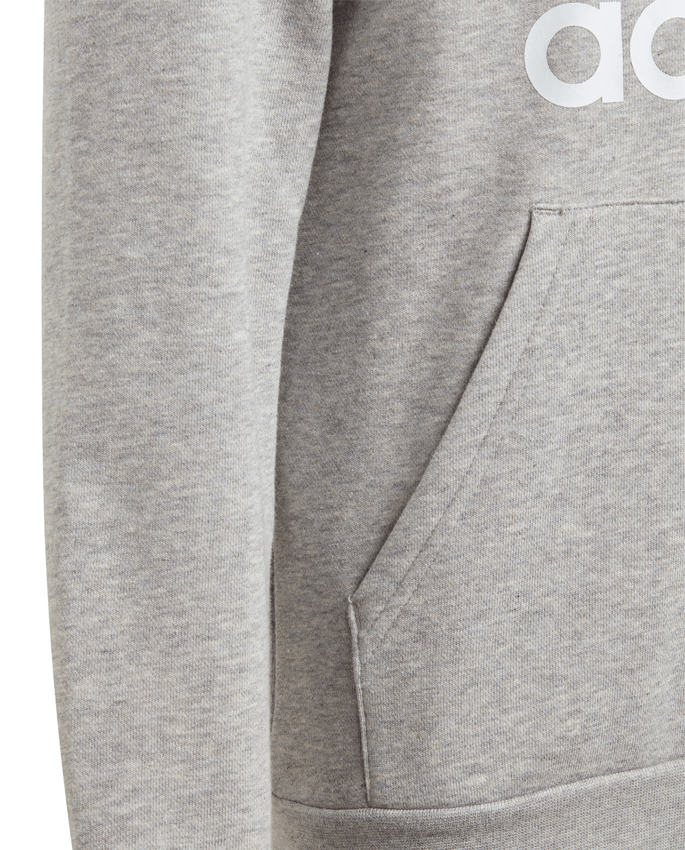 Grey and White Adidas Hoodie