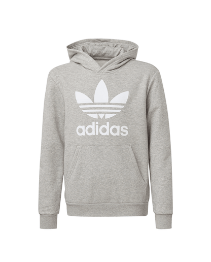 Grey and White Adidas Hoodie