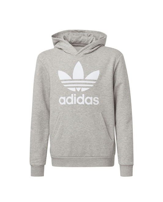Grey and White Adidas Hoodie