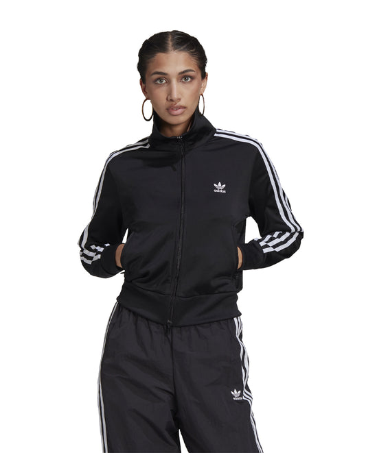 Adidas Black Jacket with White Stripes