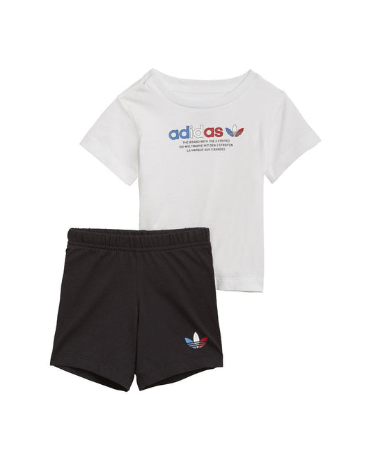 Adidas Conjunto Branco e Preto
