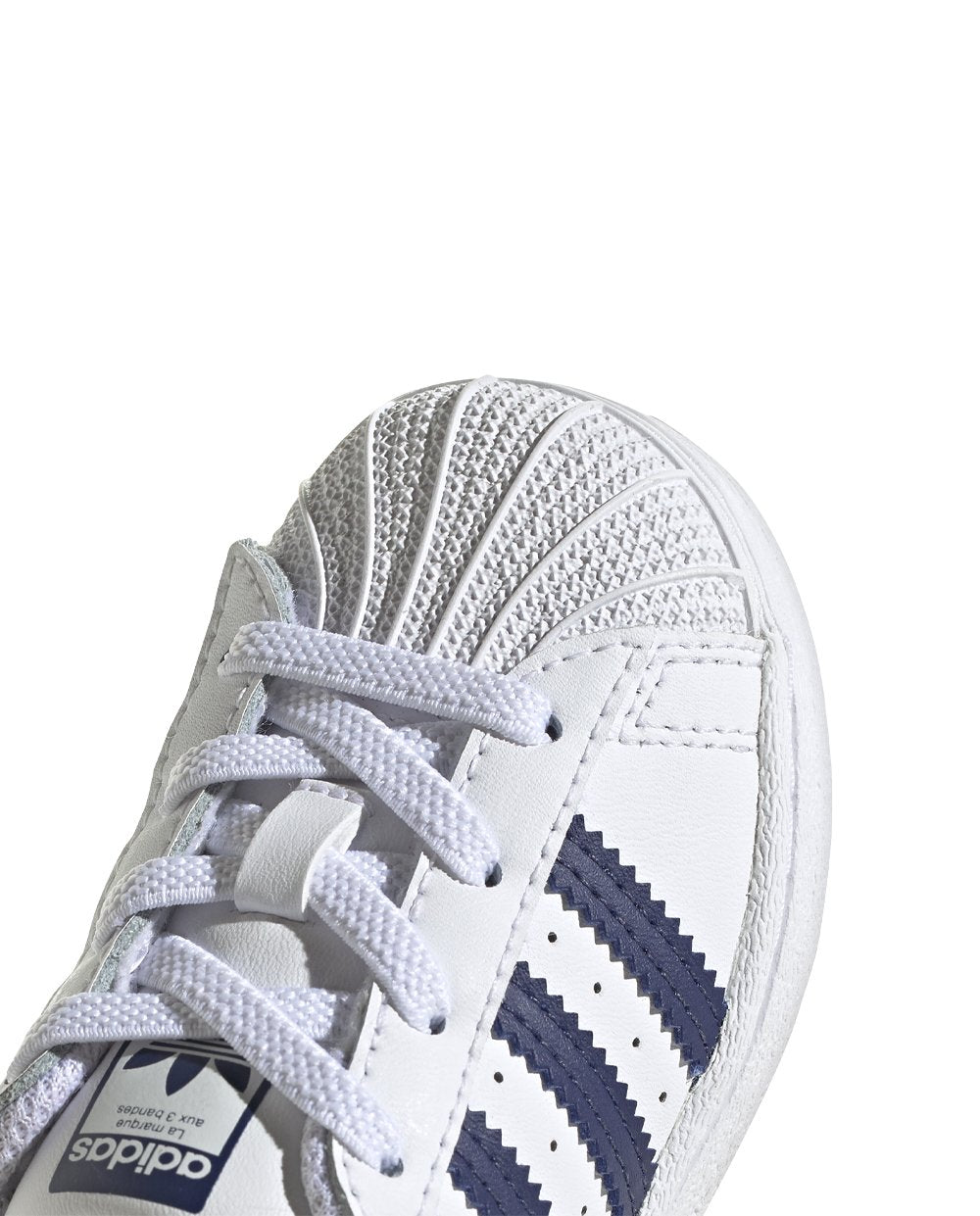 Adidas Superstar Brancas com Azul