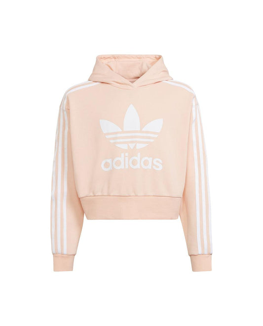 Hoodie Adidas Rosa com Branco
