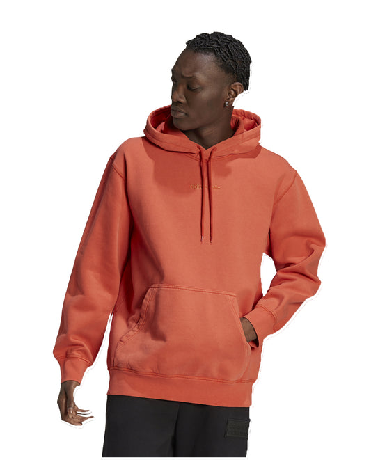 Adidas Orange Hoodie with Logo