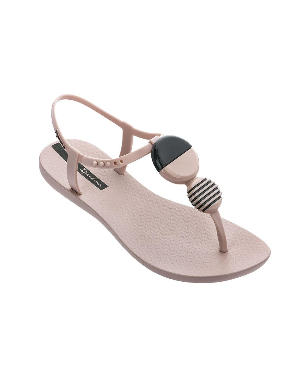 Ipanema Pink with Green Ella Sandals