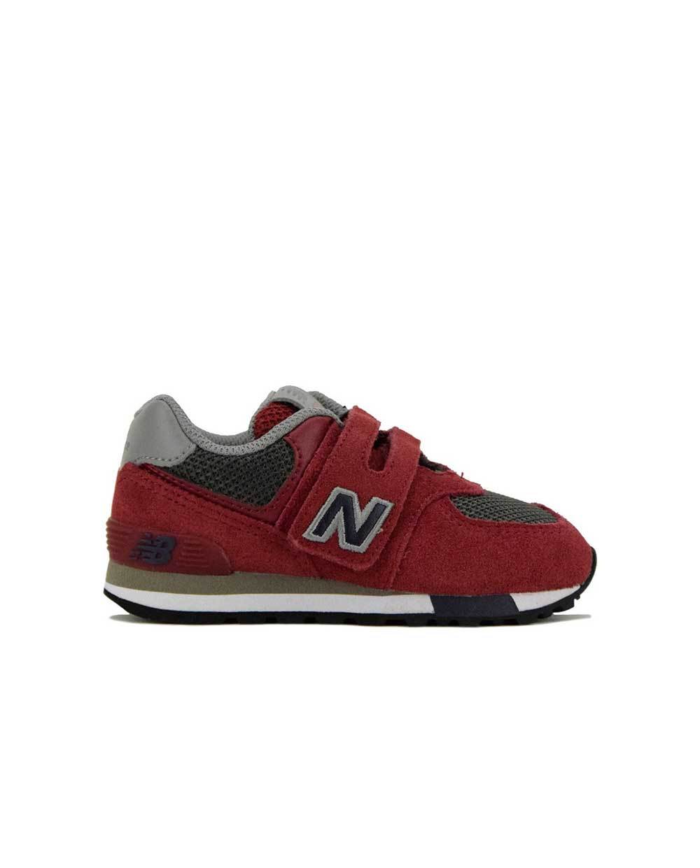 New Balance 574 Red and Black