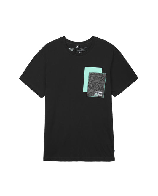 T-Shirt Picture Preta com Bolso