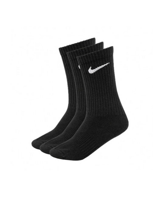 Black Nike Socks with White Logo