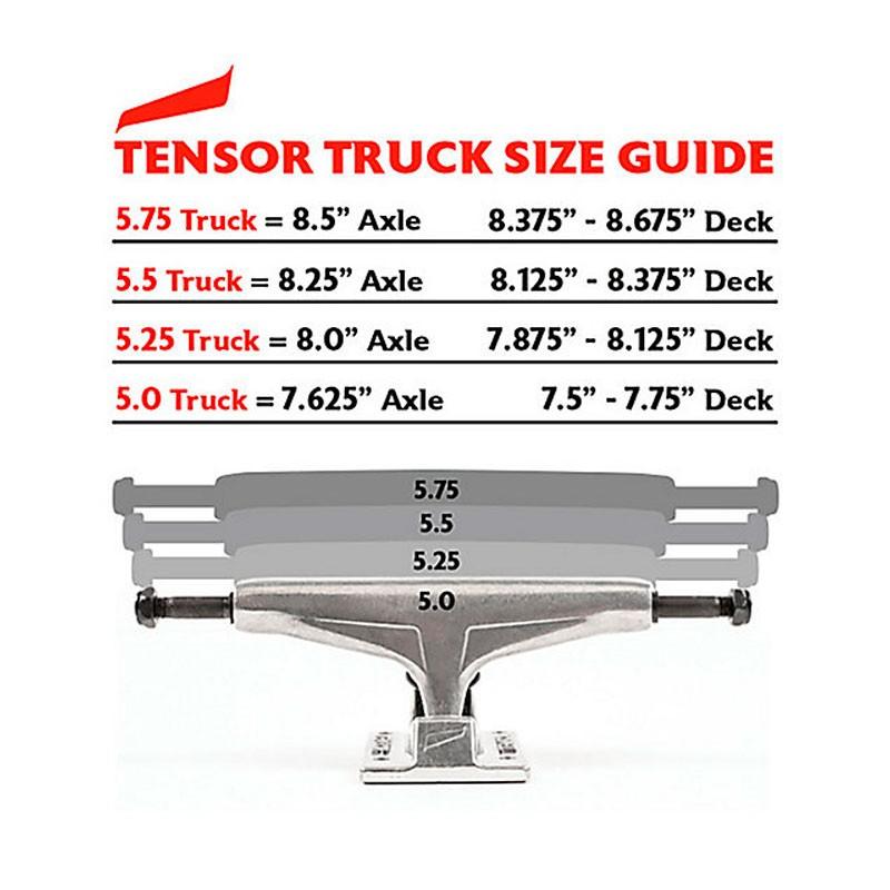Trucks Tensor Alloys Black - 5.25''