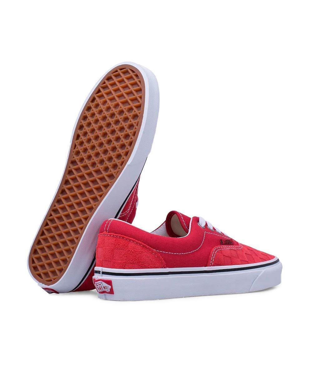 Vans Deboss Checkerboard Era Red