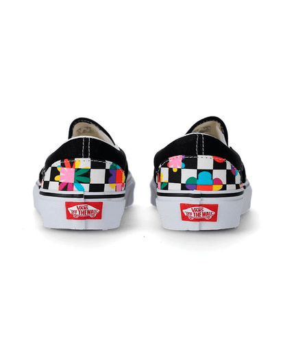 Vans Classic Slip-On Pretas com Cores