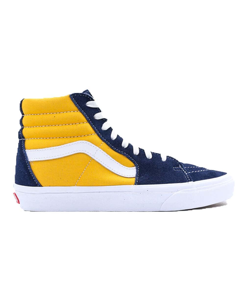 Vans SK8-Hi Amarelas e Azuis Marinho