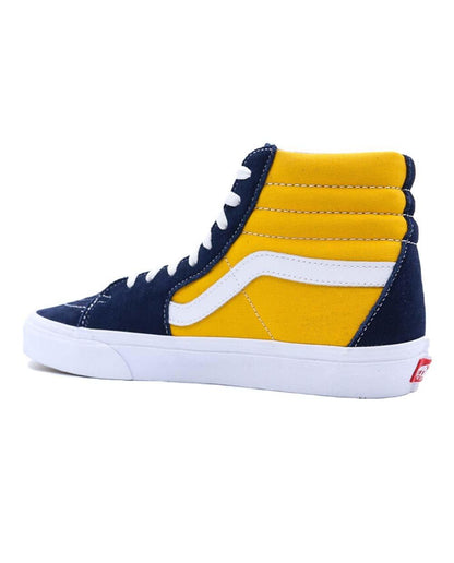 Vans SK8-Hi Amarelas e Azuis Marinho