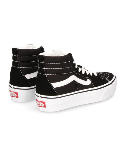 Vans SK8-HI Platform Pretas com Branco