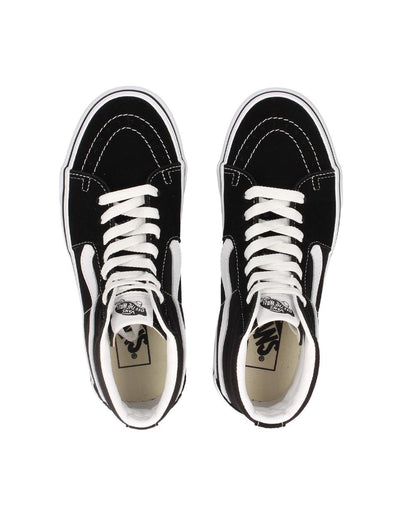 Vans SK8-HI Platform Pretas com Branco