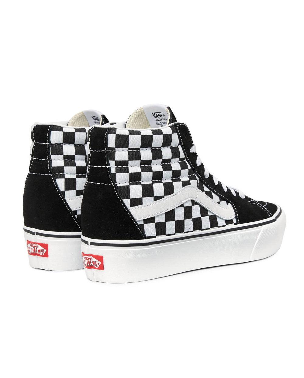 Vans SK8-HI Platform Pretas com Branco