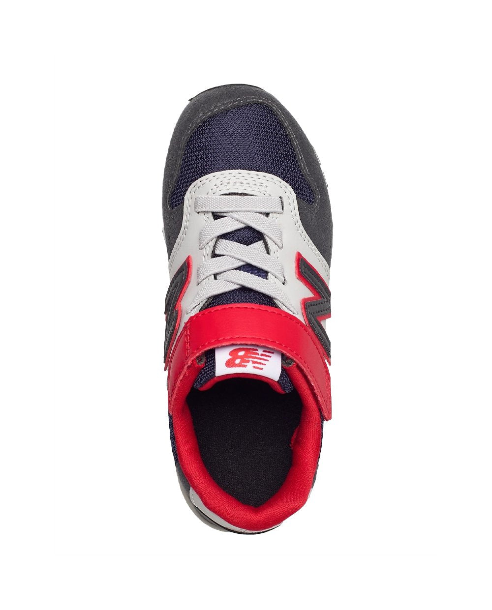 New Balance 996 Grey with Navy Blue and Red